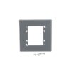 Federal-Signal-SF-Plate-Accessory-Semi-Flush-Mount-Gray