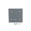 Federal-Signal-SFL-Plate-Accessory-Semi-Flush-Light-Mount-Gray